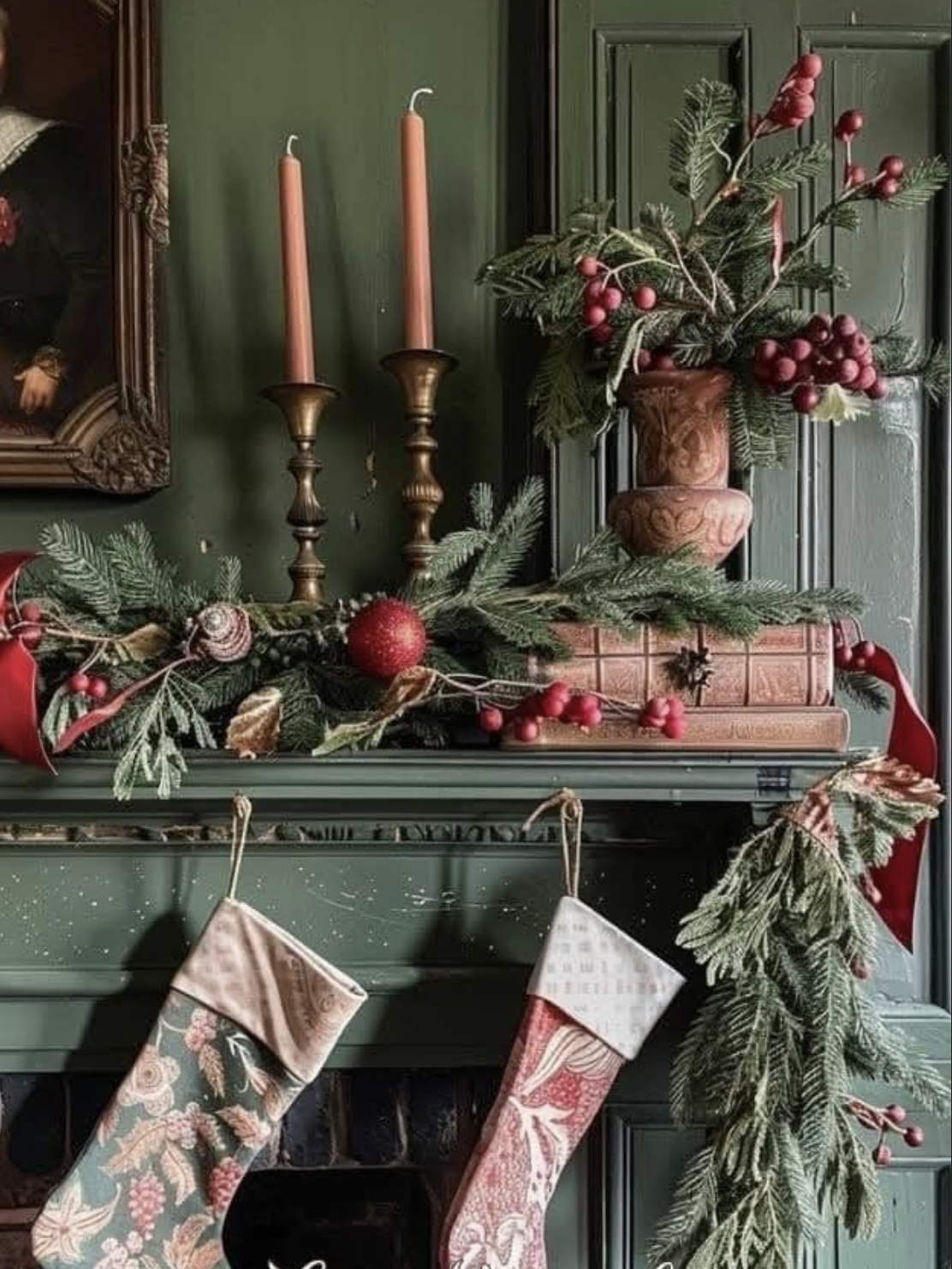 49 Creative Ideas for Decorating Your Mantle for Christmas
